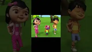 mithu mithu Green parrot kids poem #shorts #cartoon #poems #kids #parrot #song