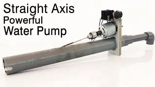 how to make powerful water pump at home // DIY Straight Axis water pump