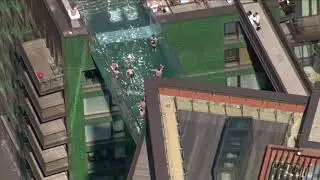 Would you go for a swim in this London sky pool?