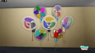 Неустойчивый настенный вентилятор Roblox, особый роскошный дизайн 2026 года!