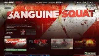 NEW! SANGUINE SQUAT BUNDLE SHOWCASE & PREVIEW - WARZONE 2 MW2 SEASON 2 STORE UPDATE