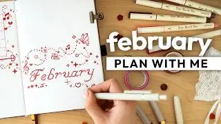 JOURNAL WITH ME | February 2026 Bujo + Junk Journaling