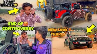 END OF CONTROVERSY😡 New Look THAR Full Modification Done Finally    Preparation for Ladakh Ride
