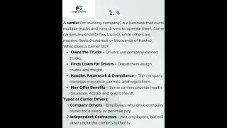 Owner Operator vs  Carrier What&rsquo;s the Real Difference