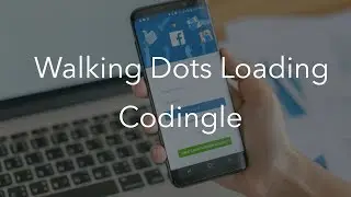 Walking Dots Loading By Codingle