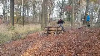 Hohburger Berge downhill Strecke Justin