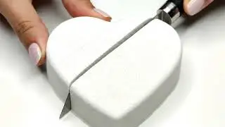 Satisfying Kinetic Sand Heart Reveal ❤️✨ | Crunchy ASMR Slicing