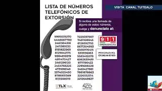 Estos n&uacute;meros telef&oacute;nicos son usados para extorsionar