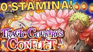 OPTC 0 Stamina Dressrosa Event (Unevolved Sengoku) TRAGIC COUNTRY (One Piece Treasure Cruise)