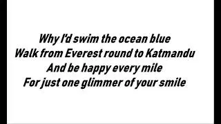 Glimmer Of Your Smile Lyrics - Jeff Meegan (lyrics)