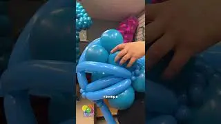 МОНСТР ИЗ ШАРОВ #balloons #шары #воздушныешары #balloon #аэродизайн diy balloon decorations