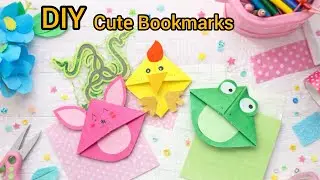 DIY Paper Bookmarks | How to Make Origami Corner Bookmark | Easy Paper Bookmark Tutorial #craft 