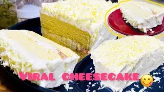 മഞ്ഞ് പോലേ ഒരു ചീസ് കേക്ക് /Dubai viral cheesecake/Trending Maria paz cheesecake Recipe 