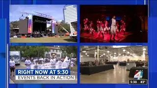 Festivals and events around River City. Jazz Festival, Hamilton The Broadway Musical and Falling...