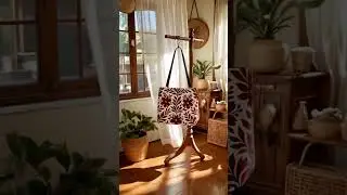 Eco-Friendly Floral Tote Bag: Stylish Boho Shopping & Beach Accessory