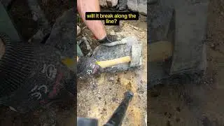 Turning Rubble Into The Perfect Stone #stonemason