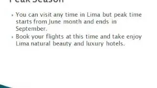 Cheap flights to Lima from London UK
