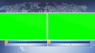 Two Frames Green Screen Videos | 2 Windows Chroma Key Video | No Copyright