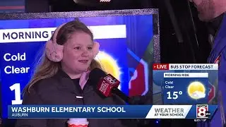 Weather At Your School live at Washburn Elementary 6:20 am