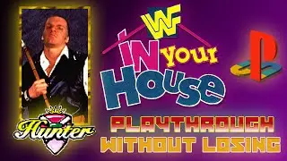 WWF In Your House (PS1) Playthrough. Hunter Hearst Helmsley. Hard Difficulty. SEASON MODE.