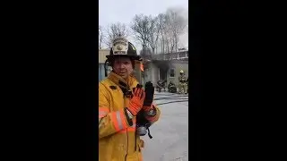 Live burn at the NFA's Fire Science Burn Complex