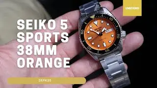 Unboxing Seiko 5 Sports 38mm Orange SRPK35