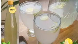 Homeade lemon squash recipe |Lemon squash syrup|Refreshing drink recipe