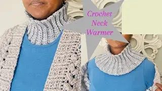 How to crochet an Easy Neck Warmer #crochet #easycrochet #crochetworld