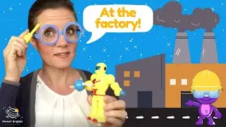 At the Factory | ESL Vocabulary Games for Kids | Flyers