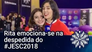 #JESC2018: Rita Laranjeira emociona-se na despedida | RTP