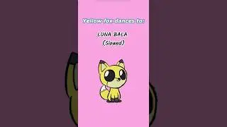 LUNA BALA got the fox dancing again #fox #animation #phonk