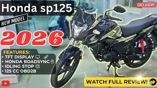 Honda SP 125 New Model 2026 Review: 55+ kmpl Beast? Price, LCD Display, Best commuter bike in india?