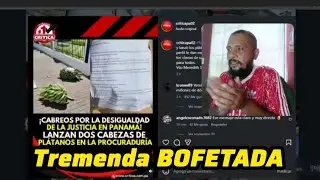 🔴 VERGÜENZA 🔴 Un Panameño Valiente le tiro 2 Cabezas de Plátano al Ministerio Público por INEPTOS!