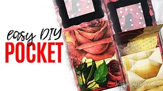 EASY DIY Accordion Pocket & Ledger Style Junk Journal Flip Through