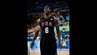 A young 20 y/o #LebronJames making his debut for #teamusa  in 2004! 🔥🏀