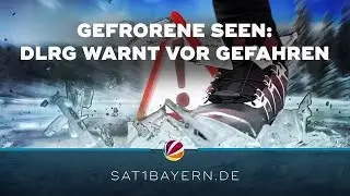 Gefrorene Seen in Bayern: DLRG warnt vor Gefahren