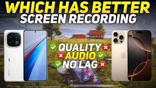 Android Vs Iphone Screen Recording Settings 🔥 Best Screen Recorder For Android/Iphone No Lag
