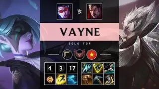 Vayne Top vs Darius - VN Grandmaster Patch 14.24
