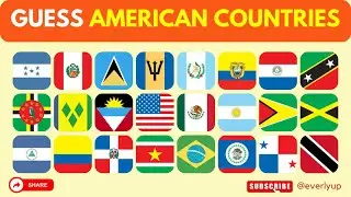 🌎How Many American Countries Can You Name? Most People Get It Wrong!