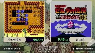KrunchyLex vs giuocob. Link's Awakening DX 100% Tournament.