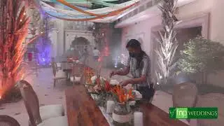 Welcome Dinner | Taj Hari Mahal Jodhpur - D&eacute;cor by Ferns N Petals (FNP) Weddings & Events Decorators