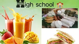 Food exhibition in our village HIGH SCHOOL 🏫#food #school #shorts #vlog 