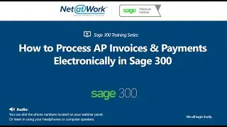 Sage 300 Tips: How to Process AP Invoices & Payments Electronically in Sage 300
