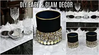 DOLLAR TREE DIY ROOM DECOR | DIY COASTERS & CANDLE HOLDERS | DIY HOME DECOR IDEAS DOLLAR TREE