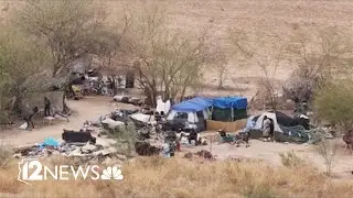 Residents concerned over encampment in Phoenix lot