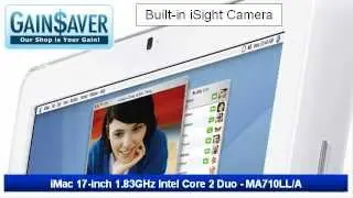 GainSaver Deals iMac 17-inch 1.83GHz Intel Core 2 Duo now $260.10!
