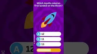 Which Apollo mission first landed on the Moon? IBGBS #QuizMagic #ViralQuiz