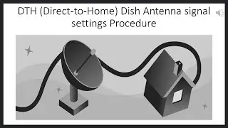 DTH (Direct-to-Home) Dish Antenna signal settings Procedure
