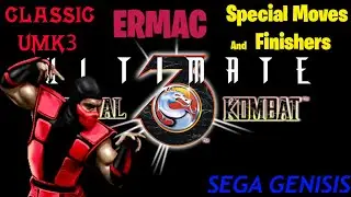 Ultimate Mortal Kombat 3 ( ERMAC ) Special Moves and Finishers