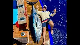 Luxury boat charter Safari Dreams for blue fin tuna fishing in Altea on the Costa Blanca, Spain